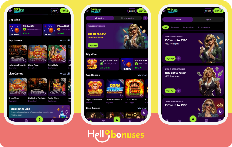Spinmama Casino - Twoje miejsce na niezapomnianą rozrywkę hazardową! Spinmama Casino - Twoje miejsce na niezapomnianą rozrywkę hazardową!